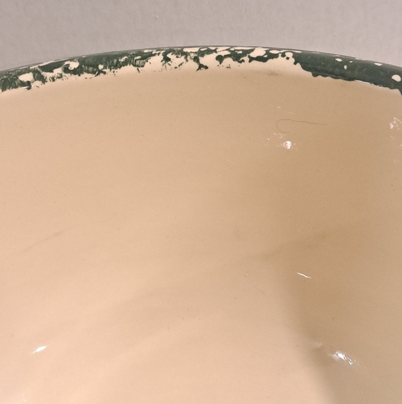 Brothers Pottery Norwich Ontario Ceramic Bowl Hand Painted Spongeware. - Picture 6 of 7